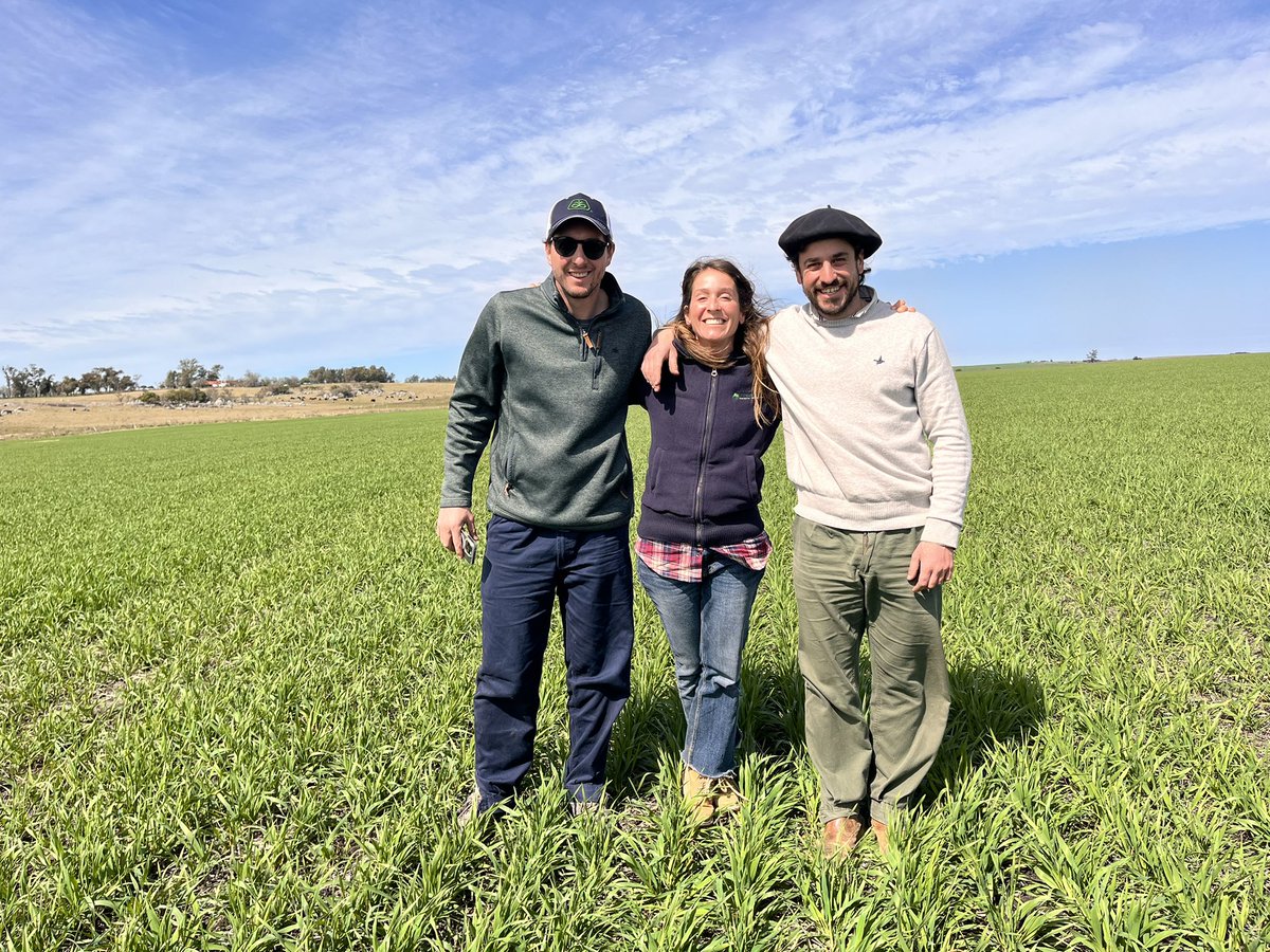 El Cencerro y su producción propia..
1) trigo
2) cebada
3) cordero pesado y…
4) nosotros!!! 😁