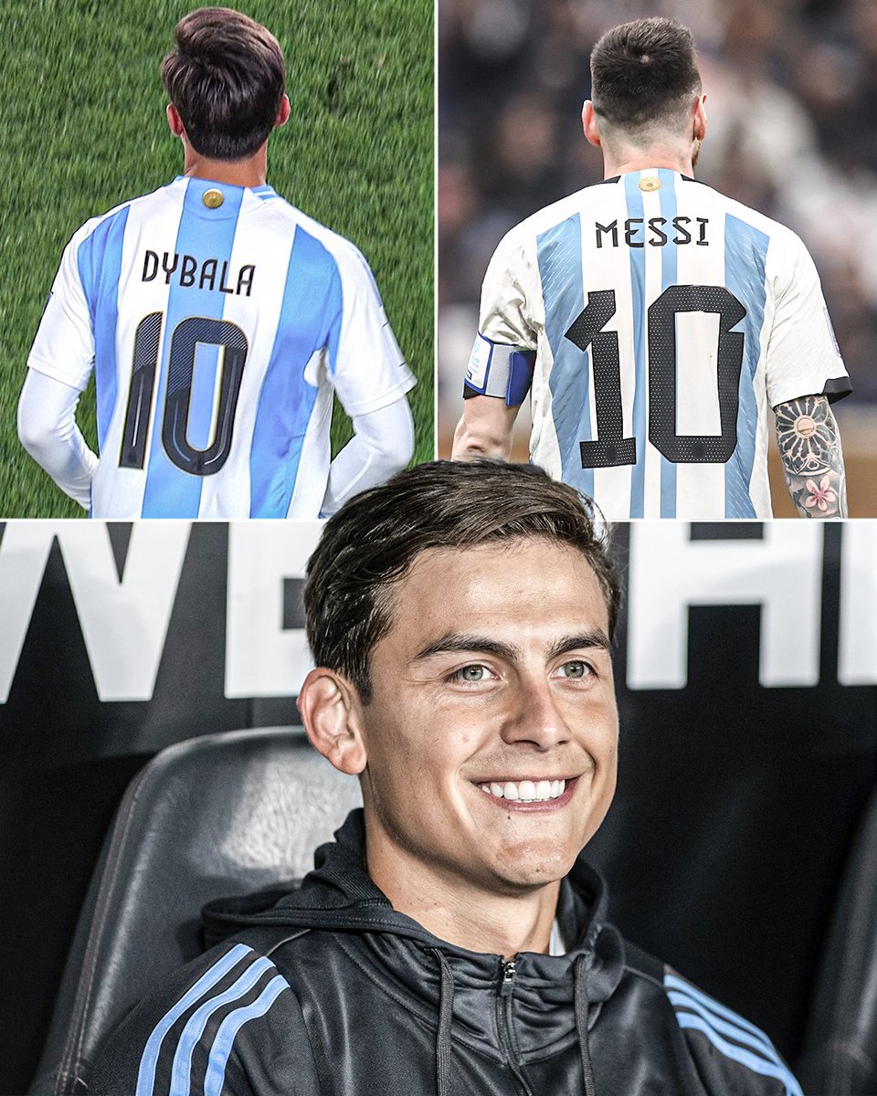 ESPNFC's tweet photo. "I know it's not my shirt, we all know it belongs to Leo. I tried to represent it in the best way possible. Some of the guys said I should wear it. I wasn't sure if I should accept it, but it's a very nice responsibility."

Dybala on wearing Messi's Argentina No. 10 shirt 🇦🇷❤️ https://t.co/iJzvV9vR97