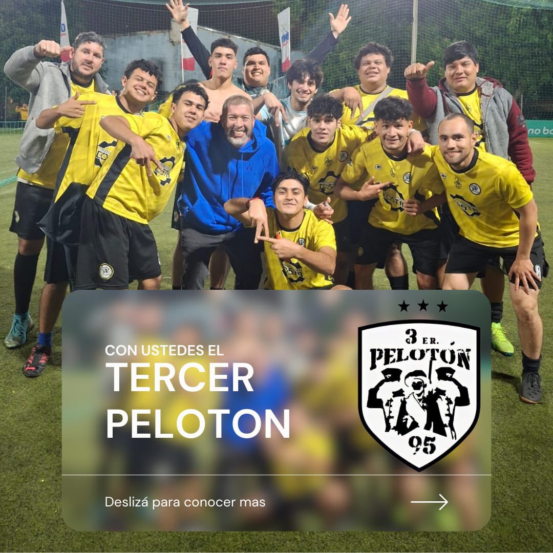 ExaCtnDeportes's tweet photo. Hoy conocemos más al equipo:
➡️ TERCER PELOTON🏆
➡️ El nombre nace desde el CTN cuando los muchachos realizaban el servicio militar obligatorio.
#AsoExaCTN https://t.co/5ufJHmzxhb