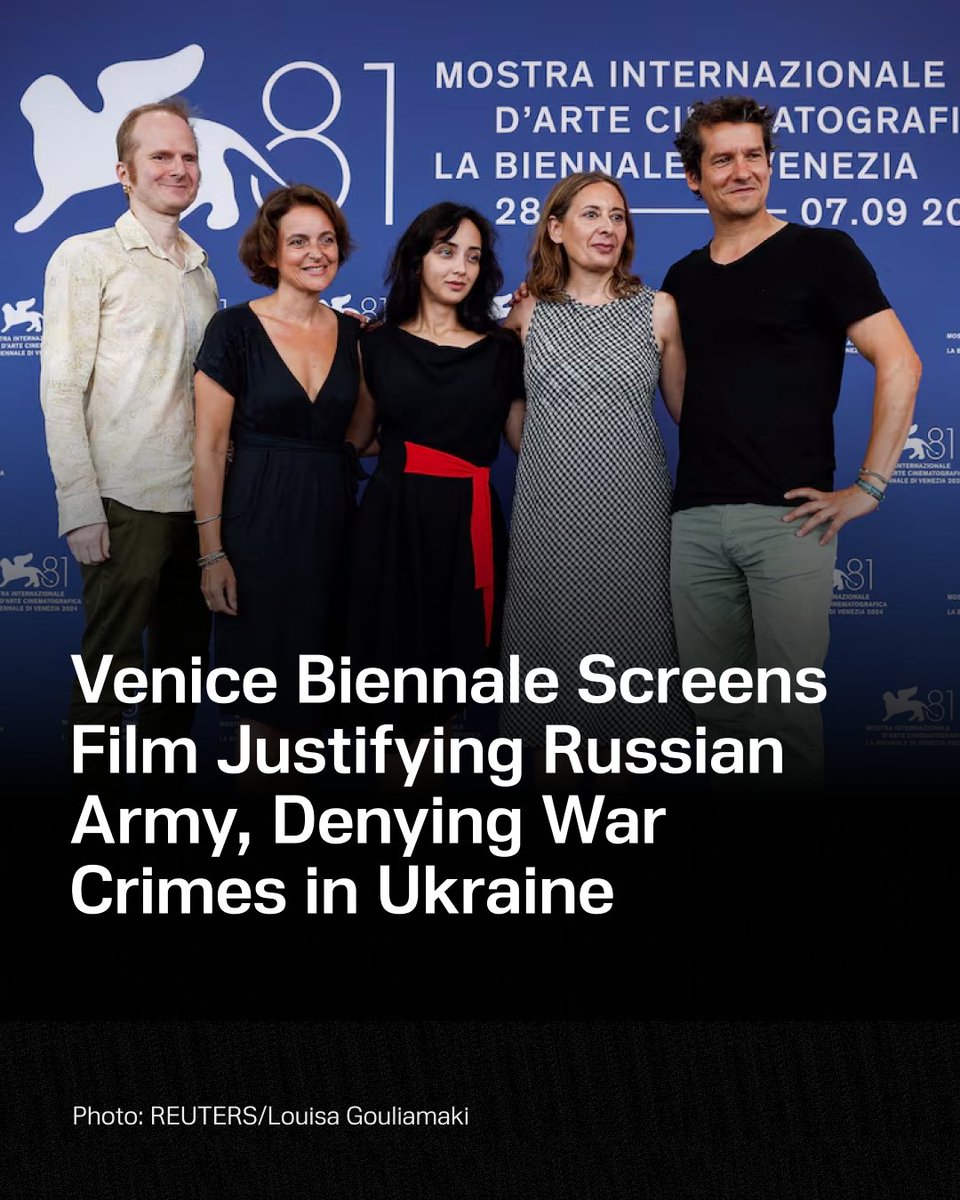 United24media's tweet image. Russian-Canadian director Anastasia Trofimova spent seven months living with Russian soldiers near the front line in Ukraine to make a movie “Russians at War”.

It is being shown out of competition at @la_Biennale. 

1/5
