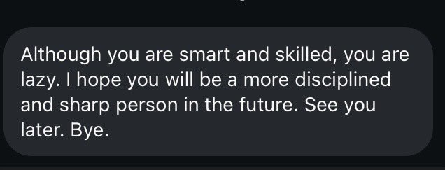 Someone sent me this on IG today. And on one hand I was mad at first, on another I’m afraid he’s right.
.
But also like, I feel the need to point out I don’t get to make art full time. I work a full time day job and a side hustle before my studio practice comes into play.