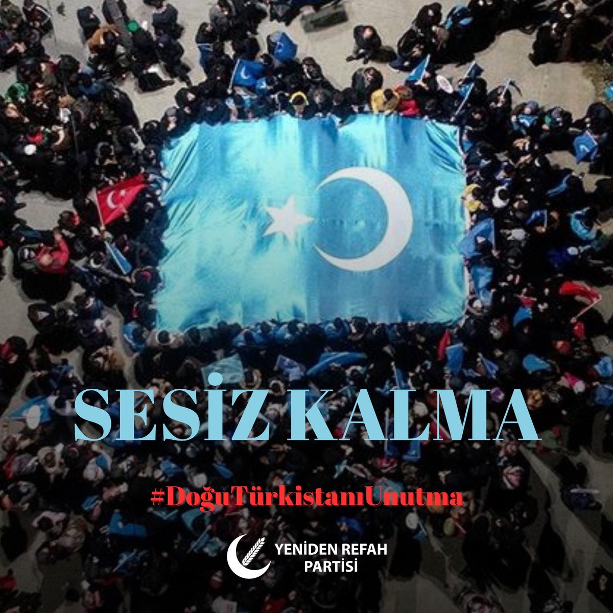 refahkadinank's tweet photo. Doğu Türkistan için sesimizi yükseltiyoruz. #DoğuTürkistanıUnutma

#FatihErbakan
#YenidenRefahPartisi
#YenidenRefah
#YenidenErbakan https://t.co/tE7hp60FFb