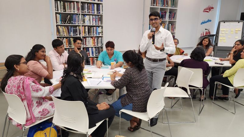 LabNemo's tweet image. Last month, Prof. Shobha Shukla and PhD students Neha Redkar and Archana T joined the “Democratic Futures: Youth for Change” roundtable by Red Dot Foundation and U.S. Consulate Mumbai. #YouthForChange #Democracy