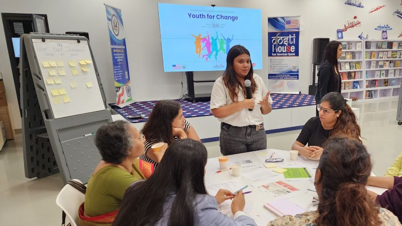 LabNemo's tweet image. Last month, Prof. Shobha Shukla and PhD students Neha Redkar and Archana T joined the “Democratic Futures: Youth for Change” roundtable by Red Dot Foundation and U.S. Consulate Mumbai. #YouthForChange #Democracy