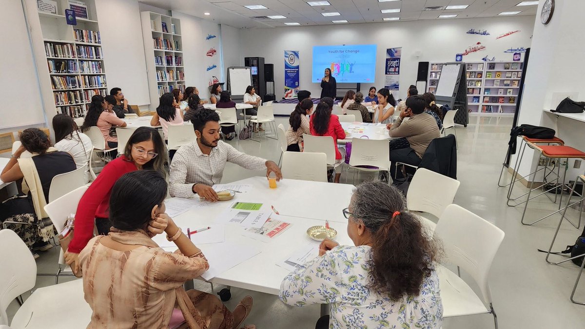LabNemo's tweet image. Last month, Prof. Shobha Shukla and PhD students Neha Redkar and Archana T joined the “Democratic Futures: Youth for Change” roundtable by Red Dot Foundation and U.S. Consulate Mumbai. #YouthForChange #Democracy