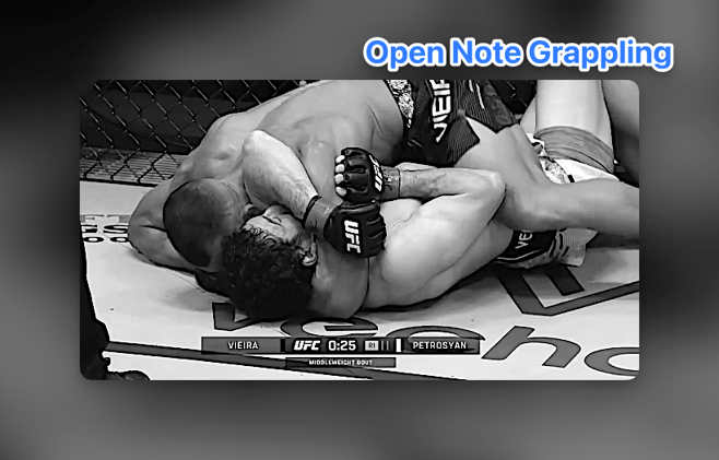 Open Note Grappling 📝 tweet media