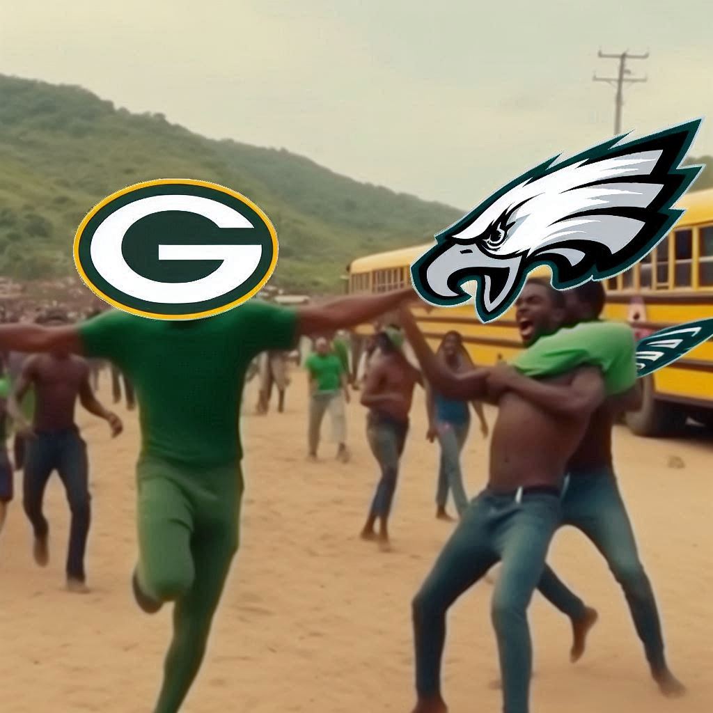 AI letting us Know the Packers will win today and will be wearing green in Brazil. #GoPackGo #AI #NFLKickoff2024 #NFL #PeacockTV #FlyEaglesFly #meme #Brazil We rage tonight twitch.tv/thickchedr 8pm ET game will be on in Discord if you do not have the PCOK!!! #twitch #discord