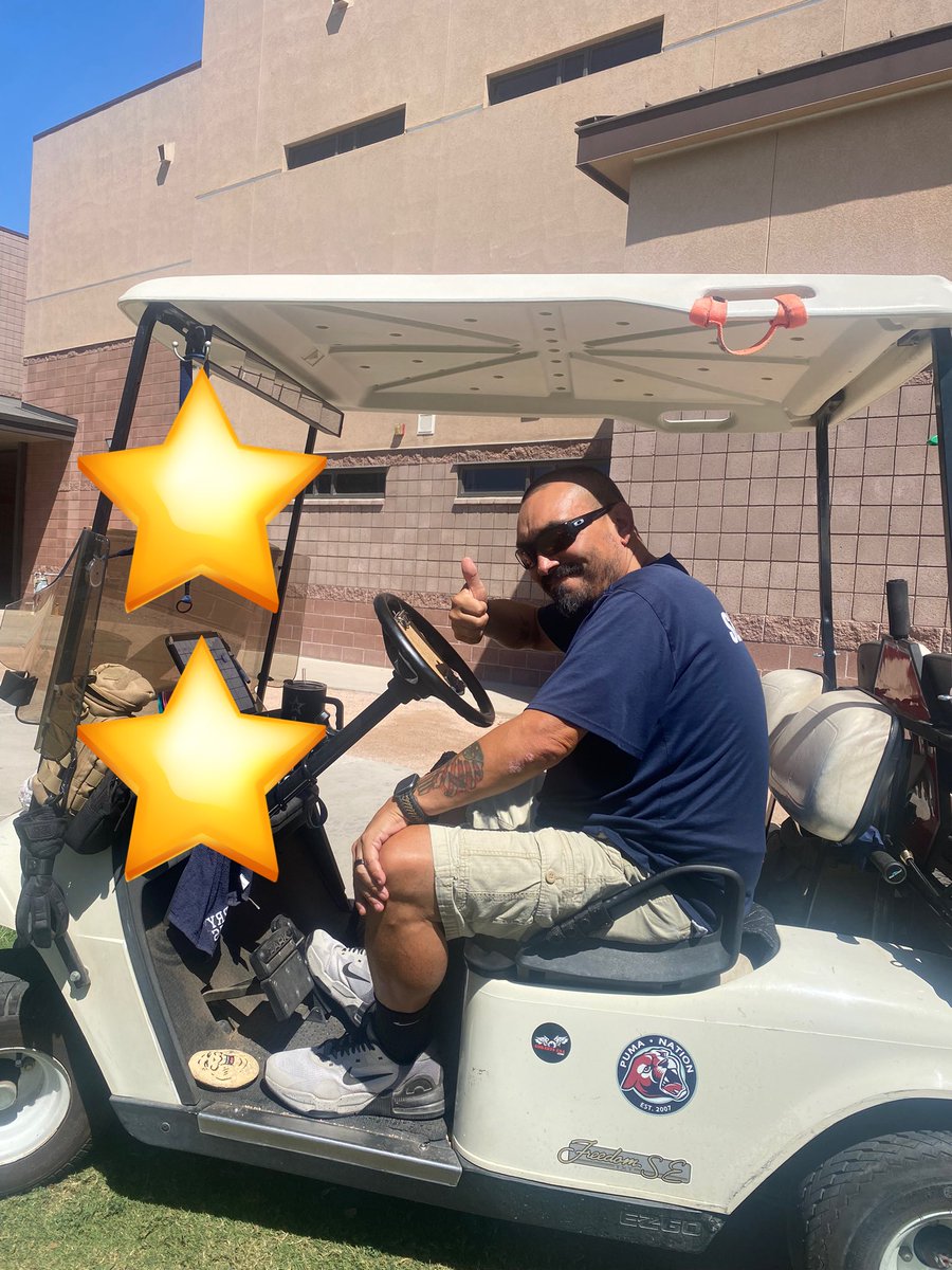 Security Eddie getting the Gold Stars for this week.