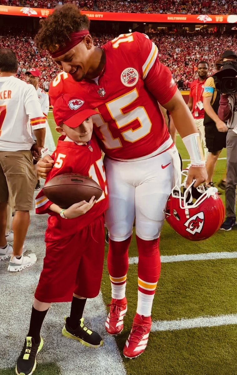 Ronald McDonald House Charities of KC (@rmhckc) on Twitter photo An unforgettable moment for 10-year-old Silas Wood as he met his favorite Chiefs player, the one and only <a href="/PatrickMahomes/">Patrick Mahomes II</a> last night‼️😍 A huge thank you to the <a href="/Chiefs/">Kansas City Chiefs</a> for making Silas a Kingdom Champion and giving him an incredible Gameday experience! ❤️ An unforgettable moment for 10-year-old Silas Wood as he met his favorite Chiefs player, the one and only <a href="/PatrickMahomes/">Patrick Mahomes II</a> last night‼️😍 A huge thank you to the <a href="/Chiefs/">Kansas City Chiefs</a> for making Silas a Kingdom Champion and giving him an incredible Gameday experience! ❤️