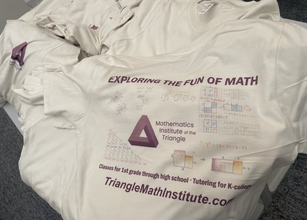 triangleMath's tweet image. Our level 3 &amp;amp; algebra classes started yesterday with a lot of #mathisfun. After distributing texts, binders, colored / mechanical (triangular) / regular pencils, &amp;amp; t-shirts, we looked at angles &amp;amp; triangles &amp;amp; played a game in level 3, and explored arith opers in algebra. #mtbos