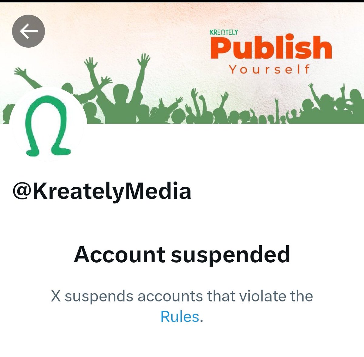 zoo_bear's tweet photo. Accounts who regularly share communal disinformation on a regular basis have been suspended. For Now. https://t.co/oOthWpJcpW