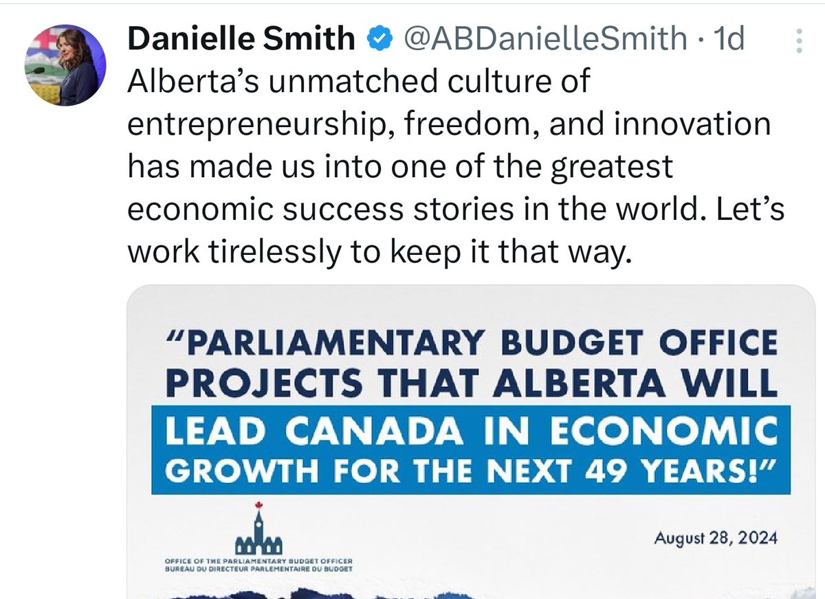 .<a href="/ABDanielleSmith/">Danielle Smith</a> <a href="/Alberta_UCP/">United Conservative Party of Alberta</a>
<a href="/demetriosnAB/">Demetrios Nicolaides 🇨🇦 🇨🇾</a>
Alberta is setting records for oil production &amp; will lead Canada in economic growth for decades.....yet its students and their teachers endure #TheLeast funded education system in Canada.

Alberta deserves better.
#RedforEdAB #Red4EdAB
