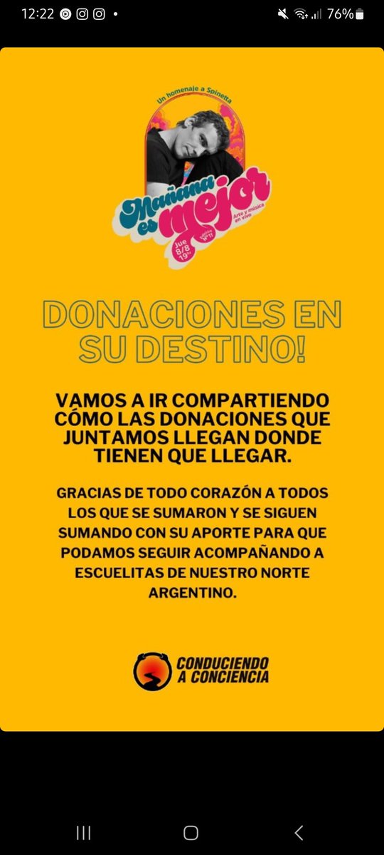El destino de tus donaciones!