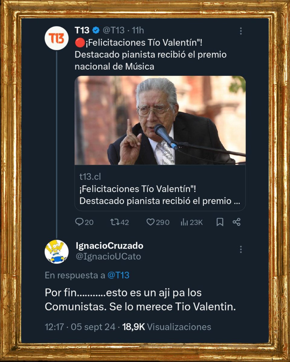 MuseoTuitero's tweet photo. 🖼️«Le dicen ustedes o le digo yo»
Óleo sobre tela, septiembre 2024. https://t.co/ja0iMcrZgc