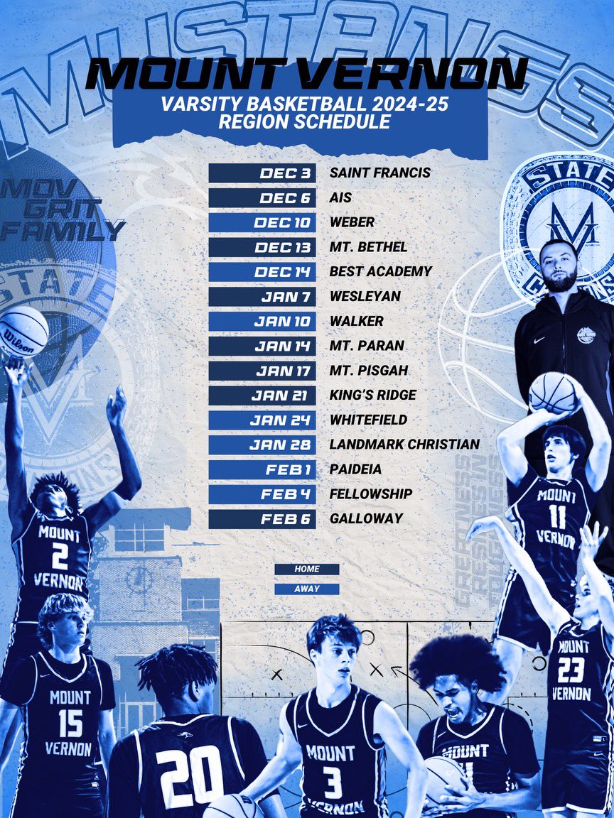 Region Schedule is Set! 🏀🐎