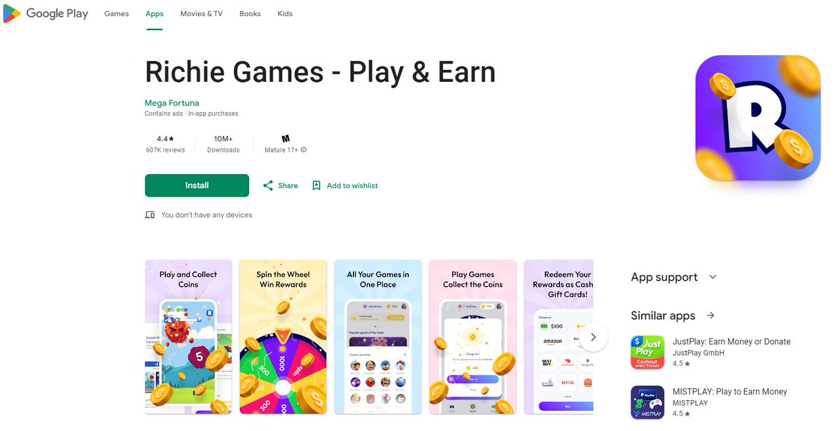Install the app and earn 40K coins
Link is.gd/Richiegame007

#HighRoller#PlayToWin#LuxuryGaming#WealthAndWins#EliteGamer#GoldRushGaming#MillionaireMoves#PowerPlay#RichGameVibes#OpulentGaming