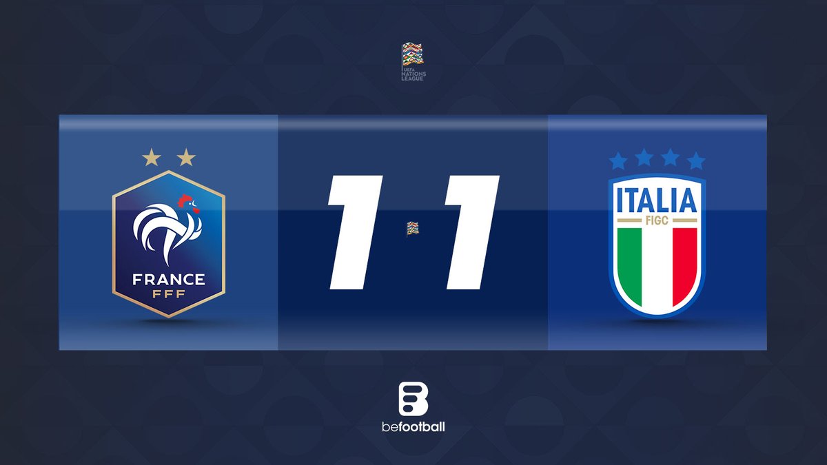 _BeFootball's tweet photo. ⚽️ BUUUUUUUUT DE DIMARCO QUI EGALISE !!! 💚🤍❤️

FRANCE 🇫🇷  1-1  🇮🇹 ITALIE