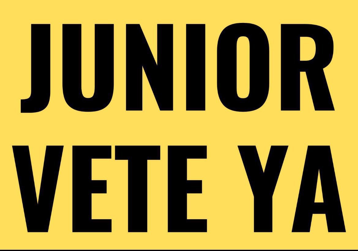 pgabella1's tweet photo. #JUNIORVETEYA https://t.co/9cpxcWTMp6