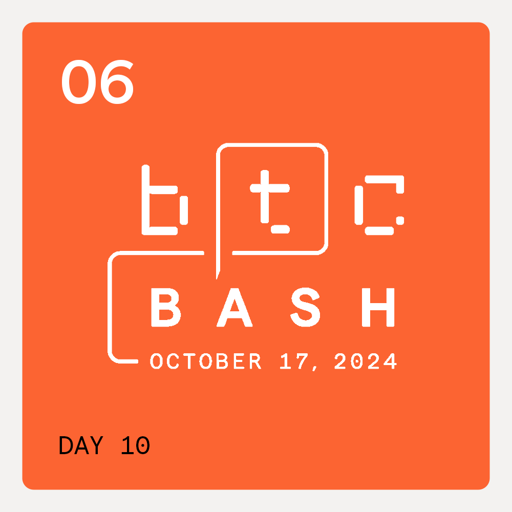 Introducing: BTC Bash 🟧👨‍💻 Stacks is the leading Bitcoin L2 in active  developers. BTC Bash is our developer focused virtual event to onboard the  next generation of Bitcoin builders. Are you a
