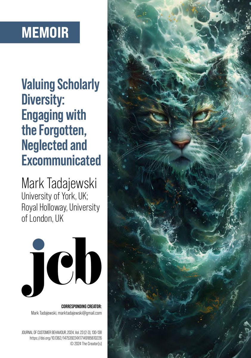 Journal of Customer Behaviour tweet media