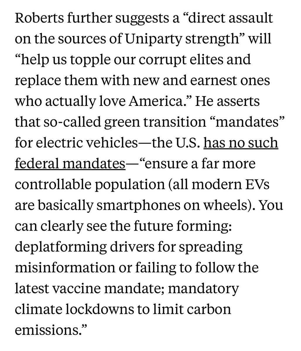Why did the New York Times invite Project 2025 architect Kevin Roberts to speak at its climate conference? 

Idk! But I read the parts of his book where he talks about it and it’s nuts newrepublic.com/article/185683…