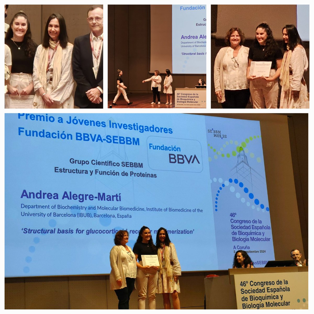 @EstebanezLab (@eva46653369) on Twitter photo 📢 Grande Andrea <a href="/Andrea_AlegreM/">Andrea Alegre Martí</a>!!!
We are so proud of you! Excellent, motivated, outstanding postdoc!! Well-deserved Premio a Jóvenes Investigadores BBVA-SEBBM!! <a href="/SEBBM_es/">SEBBM</a> #46congresoSEBBM <a href="/IBUB_UB/">IBUB-UB</a> <a href="/BQBiomedMolUB/">Biochemistry & Molecular Biomedicine UB</a> <a href="/BiologiaUB/">Facultat de Biologia UB</a> <a href="/PCB_UB/">Parc Científic de Barcelona</a>
🥳✨️🎉 Way to go!! 🚀🪐 📢 Grande Andrea <a href="/Andrea_AlegreM/">Andrea Alegre Martí</a>!!!
We are so proud of you! Excellent, motivated, outstanding postdoc!! Well-deserved Premio a Jóvenes Investigadores BBVA-SEBBM!! <a href="/SEBBM_es/">SEBBM</a> #46congresoSEBBM <a href="/IBUB_UB/">IBUB-UB</a> <a href="/BQBiomedMolUB/">Biochemistry & Molecular Biomedicine UB</a> <a href="/BiologiaUB/">Facultat de Biologia UB</a> <a href="/PCB_UB/">Parc Científic de Barcelona</a>
🥳✨️🎉 Way to go!! 🚀🪐