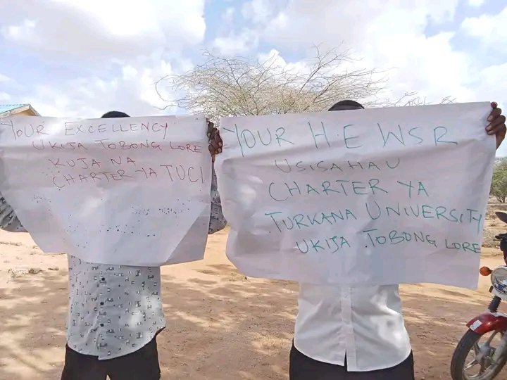 James Ekai, (M.Arts) (@ekaijam) on Twitter photo As you promised during <a href="/TurkanaCountyKE/">County Government of Turkana</a> cultural festival last year, <a href="/WilliamsRuto/">William Samoei Ruto, PhD</a> kindly honour your pledge and avail the charter for <a href="/TurkanaU/">Turkana University College</a> this month. This institution is vital in bringing the knowledge closer to the people. <a href="/OleItumbi/">-Dennis Itumbi, CBS</a> <a href="/StateHouseKenya/">State House Kenya</a> <a href="/citizentvkenya/">Citizen TV Kenya</a> As you promised during <a href="/TurkanaCountyKE/">County Government of Turkana</a> cultural festival last year, <a href="/WilliamsRuto/">William Samoei Ruto, PhD</a> kindly honour your pledge and avail the charter for <a href="/TurkanaU/">Turkana University College</a> this month. This institution is vital in bringing the knowledge closer to the people. <a href="/OleItumbi/">-Dennis Itumbi, CBS</a> <a href="/StateHouseKenya/">State House Kenya</a> <a href="/citizentvkenya/">Citizen TV Kenya</a>