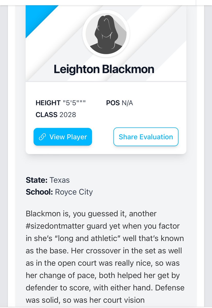 Thank you <a href="/PrepGirlsHoops/">Prep Girls Hoops 🏀</a> and <a href="/girlzprepreport/">Girlz Prep Report</a> for tye opportunity to showcase my skills. Grateful!!