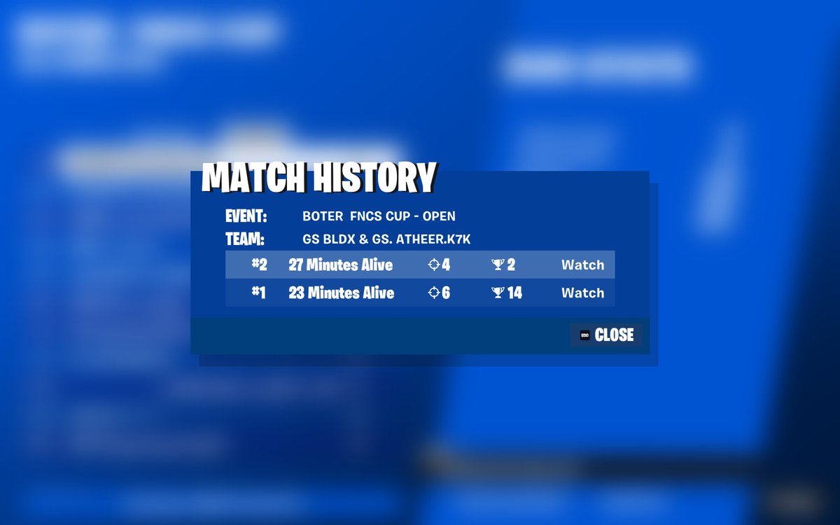 Top 2 in BOTER FNCS CUP🤑💤