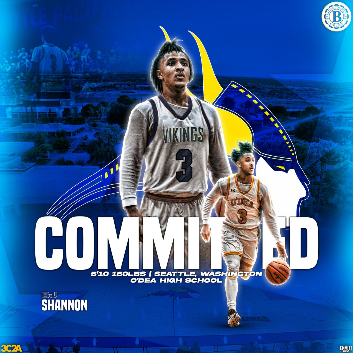 3 (@bj_206) on Twitter photo Next Chapter🏁💙💛 #GoVikings #EverythingEarned #AGTG #committed
Thank You to all the Coaches,Family and Programs who has got me to this point and the Most High🙏🏽, wouldn’t be here without the support.
<a href="/CoachAFermin/">Amaurys A. Fermin</a> <a href="/Barstow_MBB/">Barstow College Men’s Basketball</a>
<a href="/sgnlthelgthoops/">John Bynum Jr.</a> Next Chapter🏁💙💛 #GoVikings #EverythingEarned #AGTG #committed
Thank You to all the Coaches,Family and Programs who has got me to this point and the Most High🙏🏽, wouldn’t be here without the support.
<a href="/CoachAFermin/">Amaurys A. Fermin</a> <a href="/Barstow_MBB/">Barstow College Men’s Basketball</a>
<a href="/sgnlthelgthoops/">John Bynum Jr.</a>
