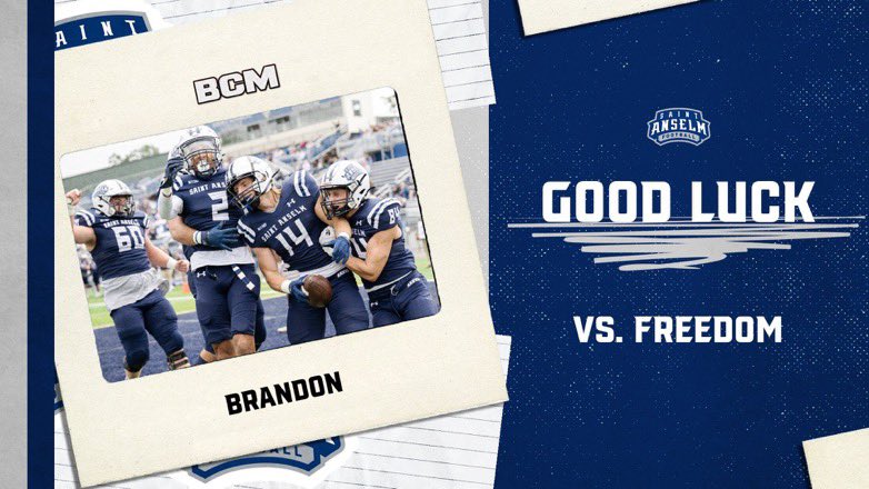 Brandon Paul (@brandon_19_paul) on Twitter photo 🔥 Thanks for the love!
<a href="/CoachJoeAdam/">𝐉𝐨𝐞 𝐀𝐝𝐚𝐦 𝐇𝐁𝐂</a> <a href="/Coach_Bick/">Joe Bick</a> <a href="/STAHawksFB/">Saint Anselm Football 🏈 #BCM</a> <a href="/CamDuke11/">Cam Duke</a> <a href="/CoachMarkDuke/">Mark Duke</a> <a href="/EdgewaterFB/">Edgewater Football</a> 🔥 Thanks for the love!
<a href="/CoachJoeAdam/">𝐉𝐨𝐞 𝐀𝐝𝐚𝐦 𝐇𝐁𝐂</a> <a href="/Coach_Bick/">Joe Bick</a> <a href="/STAHawksFB/">Saint Anselm Football 🏈 #BCM</a> <a href="/CamDuke11/">Cam Duke</a> <a href="/CoachMarkDuke/">Mark Duke</a> <a href="/EdgewaterFB/">Edgewater Football</a>
