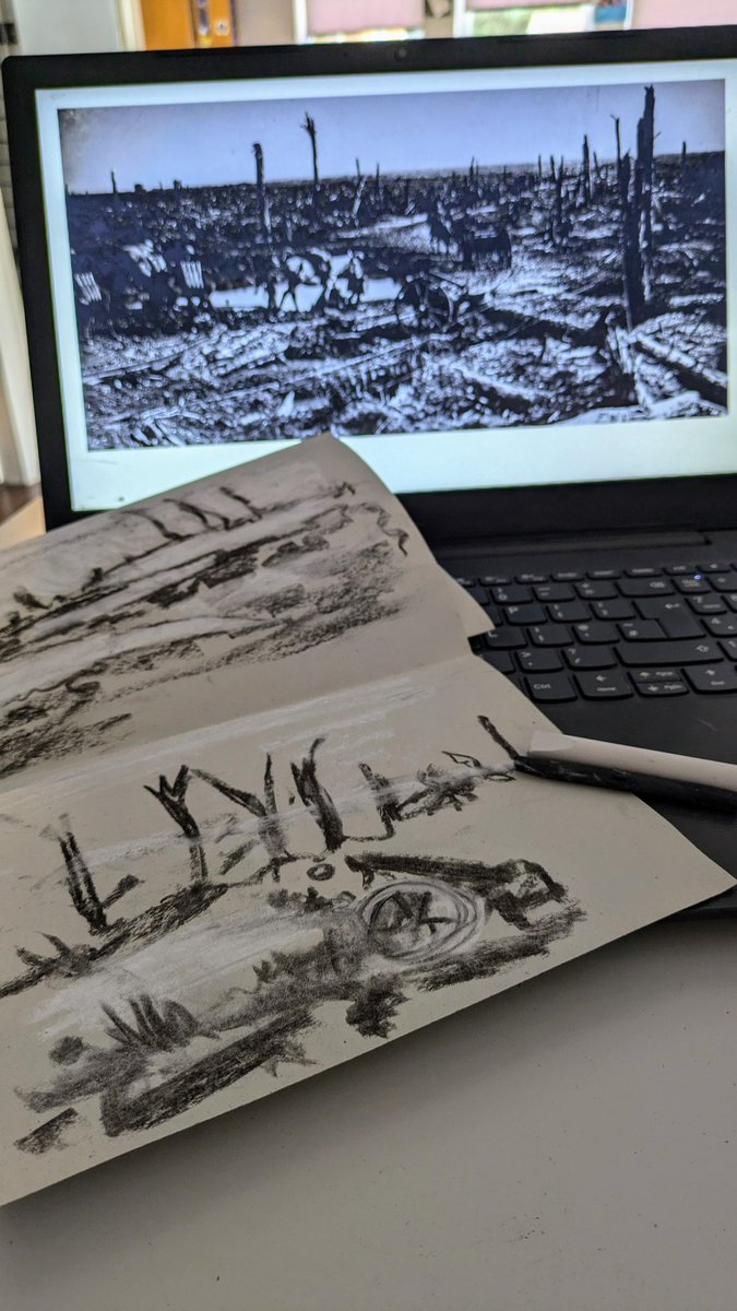 Prepping for y6 WW1 #Primaryartkpo
<a href="/stvincentsacton/">St Vincent's</a>