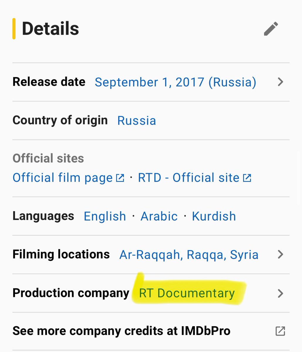 OlegKostour's tweet image. 4 documentaries sponsored by RT. Her entire career before this film on IMDB is RT sponsored.
m.imdb.com/name/nm3667272/
