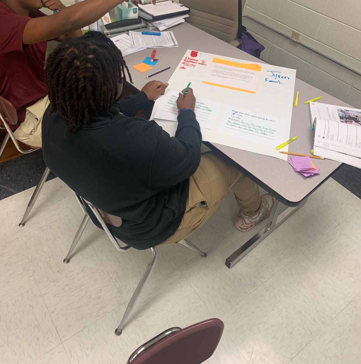 Students in Ms. McClay’s Business of Retail class collaborate as they analyze business scenarios to determine the impact on the inventory.

#WCHS2425BacktotheBASICS