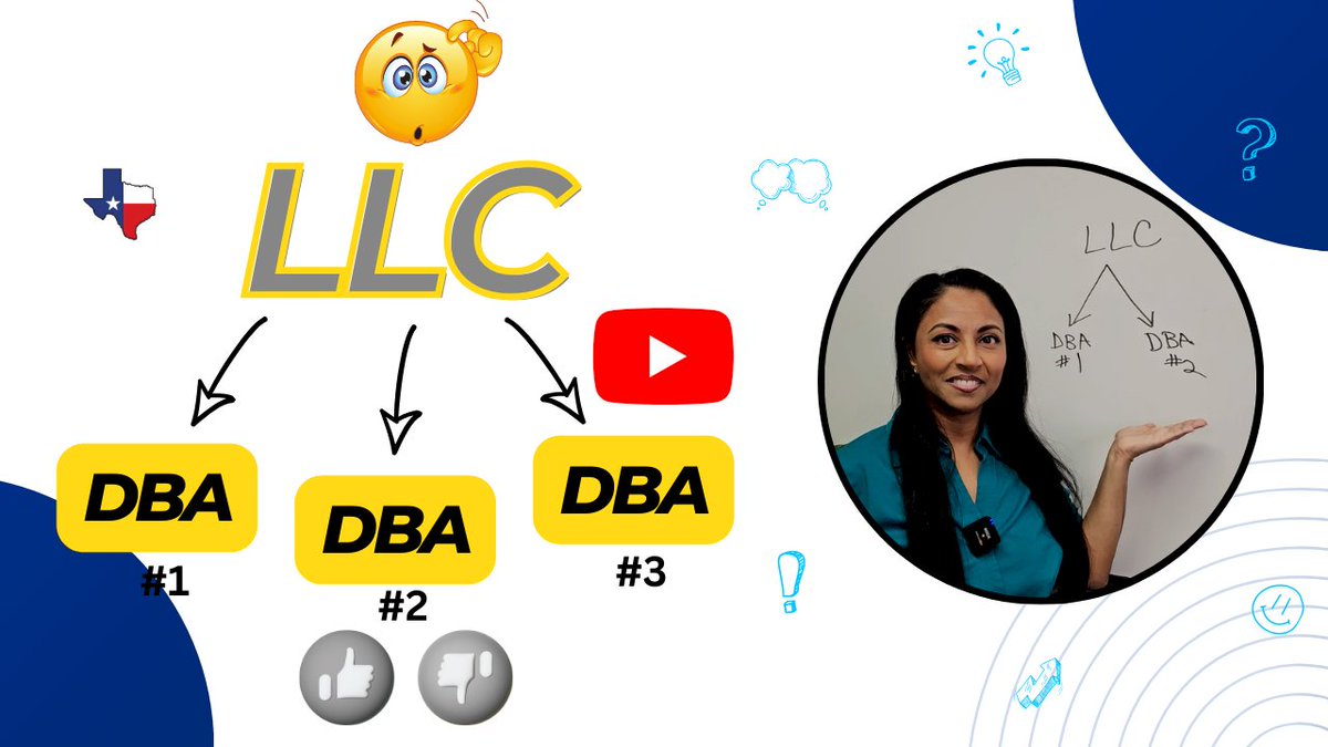 LomaRisper's tweet image. DBA under LLC??? Should you put DBAs under your LLC in Texas or set up a new LLC? Full video on YT @LomaRisper 
LomaRisper.com

#llc #llctips #filing #compliance #dba #assumedname #texasllc #texasformation #formation