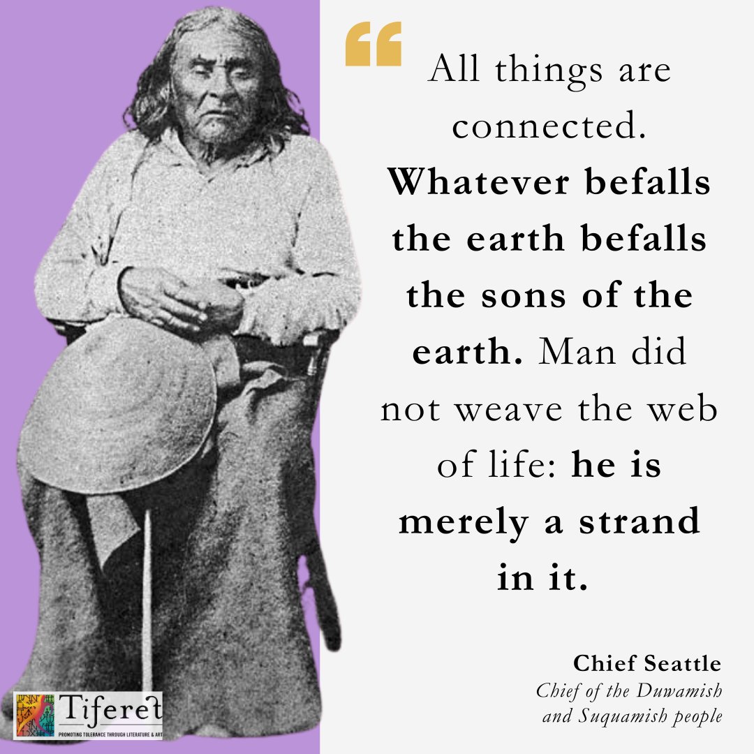 Chief Seattle, which the city is named after, wrote this in a letter to President Pierce in 1885, after his people were asked to sell millions of acres of land. The full letter is an incredible read: synaptic.bc.ca/ejournal/Seatt…
#SpiritualGrowth #SpiritualSpeech