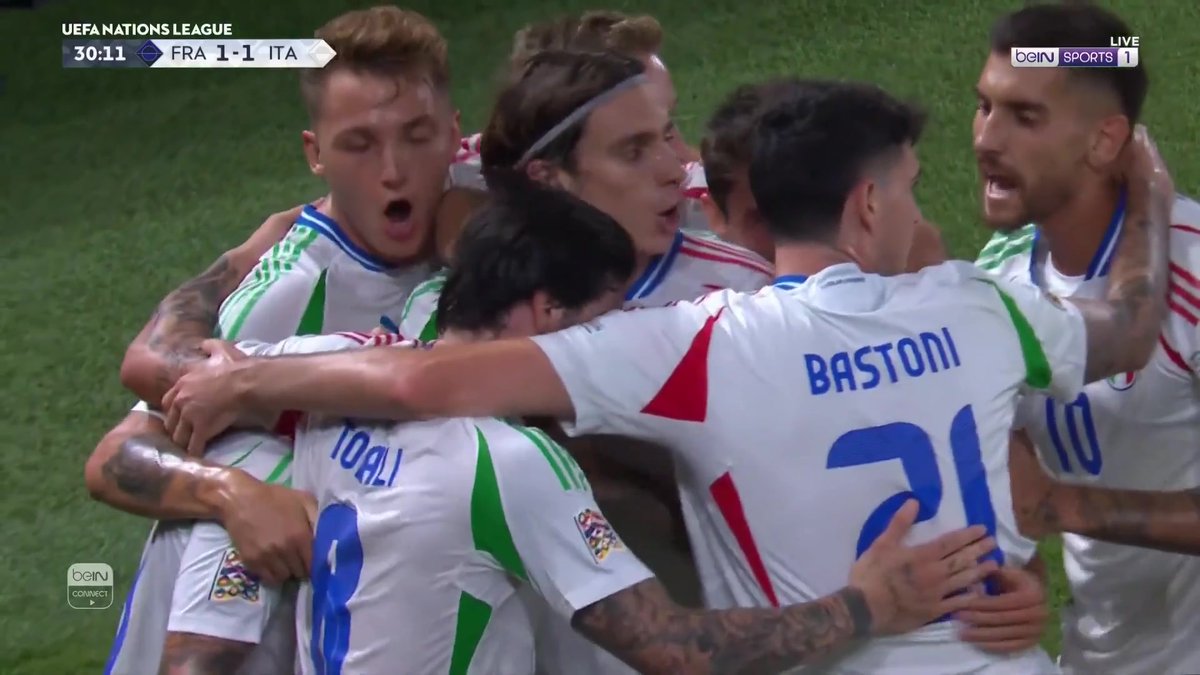 من الذاكرة الإيطالية. تونالي يصنع، ودي ماركو يسدد ويسجل هدفاً رائعاً في دوري الأمم الأوروبية 2024 