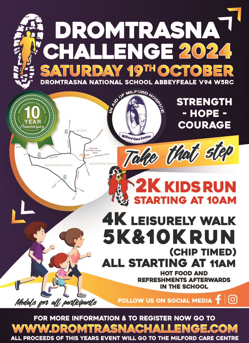 Registration open for 10th Annual DROMTRASNA Challenge 2024 in aid of <a href="/MilfordLmkCC/">Milford Care Centre</a>  at eventmaster.ie/event/xLY8IPyS…

Retweets appreciated for this wonderful cause 🙏

<a href="/CastletroyC/">Castletroy College</a>