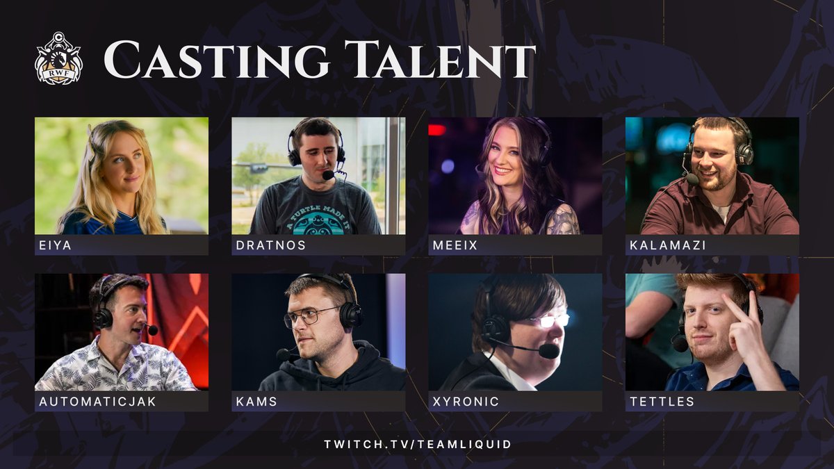 Liquid Guild (@liquidguild) on Twitter photo Introducing our all-star cast for Race to World First: Nerub-ar Palace! π·
<a href="/EiyaWoW/">Liquid Eiya</a>
<a href="/Dratnos/">Dratnos</a>
<a href="/meeix_/">Meeix (pronounced: βmakesβ)</a>
<a href="/Kalamazii/">Liquid | Kalamazi</a>
<a href="/AutomaticJak/">Jakbcastin</a>
<a href="/LimitKams/">Kams</a>
<a href="/LimitXyronic/">Xyronic</a>
@tettles1
Presented by <a href="/coinbase/">Coinbase π‘οΈ</a> πͺ Introducing our all-star cast for Race to World First: Nerub-ar Palace! π·
<a href="/EiyaWoW/">Liquid Eiya</a>
<a href="/Dratnos/">Dratnos</a>
<a href="/meeix_/">Meeix (pronounced: βmakesβ)</a>
<a href="/Kalamazii/">Liquid | Kalamazi</a>
<a href="/AutomaticJak/">Jakbcastin</a>
<a href="/LimitKams/">Kams</a>
<a href="/LimitXyronic/">Xyronic</a>
@tettles1
Presented by <a href="/coinbase/">Coinbase π‘οΈ</a> πͺ