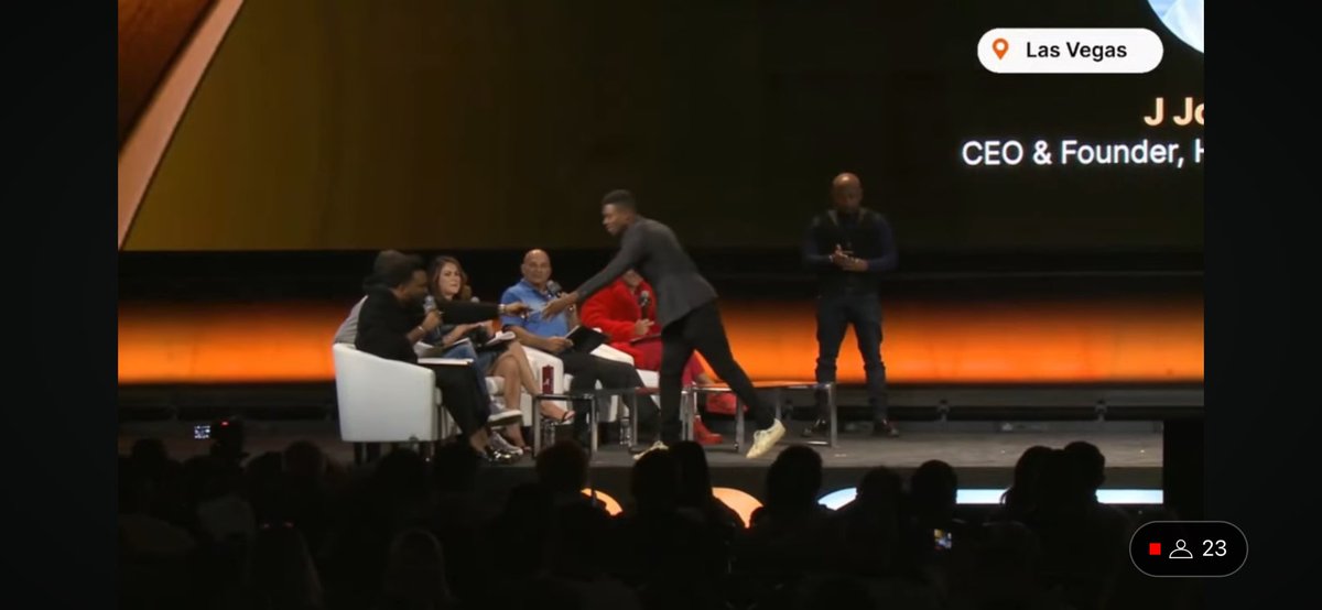 konrad_gnat's tweet photo. “tap into your desired state” @jstayclutch demoing @highfrequencyhw running on bone conducting headphones at the Cocreate event by @AlibabaGroup - innovating at creator x e-commerce intersection https://t.co/GqajxeaBDk