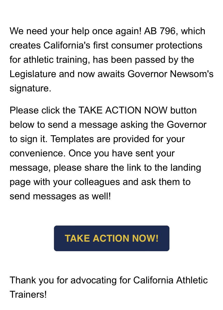 CRTICIAL ANNOUNCEMENT!

Please share!

votervoice.net/mobile/NATA/Ho…