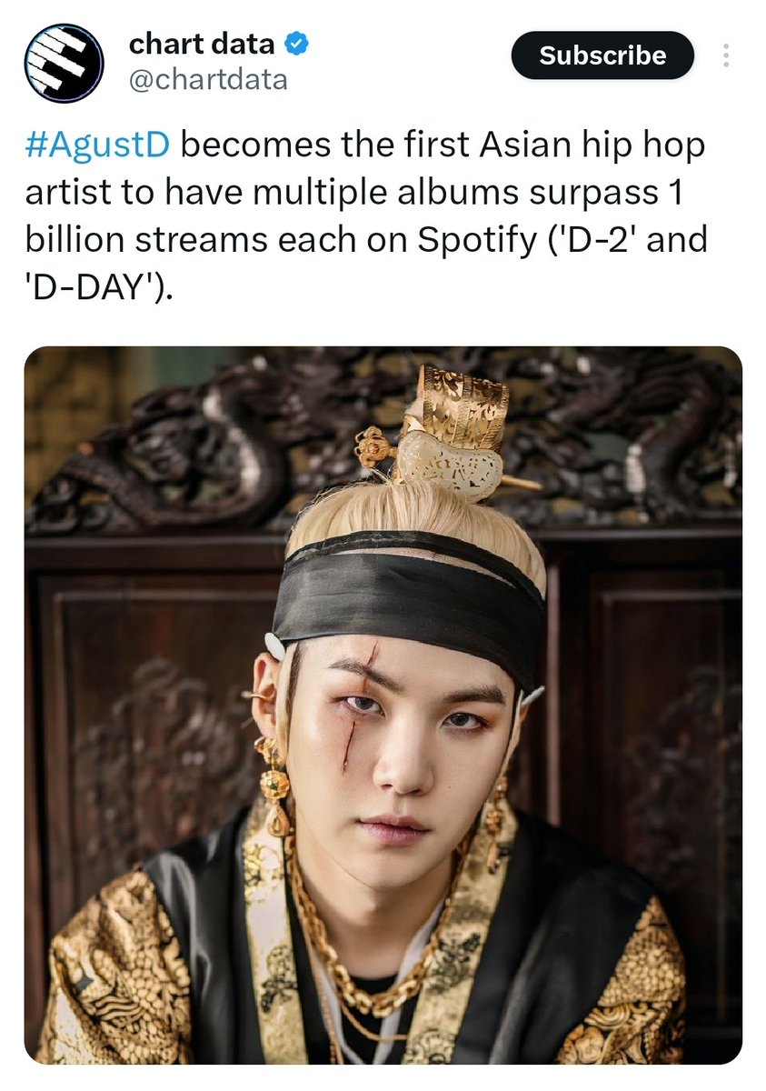yoonemperor's tweet image. While people kept fighting for the first K-soloist tag, he became first Asian hip-hop Artist to achieve the milestone 😌🔥