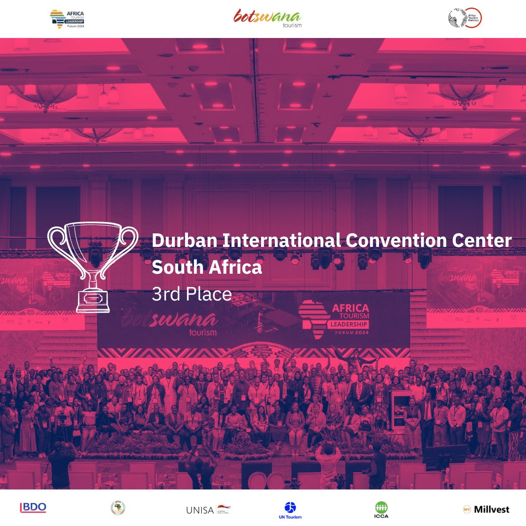For the Most Innovative Business &amp; Destination Award, the winners are:
1st Place: Cape Town International Center, South Africa
2nd Place: City of Cape Town, South Africa
3rd Place: Durban International Convention Center, South Africa

Congratulations are in order. #ATLFAwards
