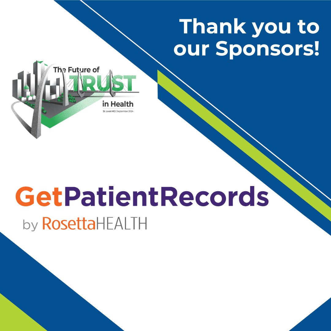 DirectTrust (@directtrustorg) on Twitter photo Thank you to GetPatientRecords by <a href="/RosettaHealth/">RosettaHealth</a> for signing on as a sponsor for #DirectTrust2024!
Learn more about GetPatientRecords, instant, secure access to patient records: rosettahealth.com/getpatientreco…
And click here to learn more about the conference: directtrust.org/2024-conference Thank you to GetPatientRecords by <a href="/RosettaHealth/">RosettaHealth</a> for signing on as a sponsor for #DirectTrust2024!
Learn more about GetPatientRecords, instant, secure access to patient records: rosettahealth.com/getpatientreco…
And click here to learn more about the conference: directtrust.org/2024-conference