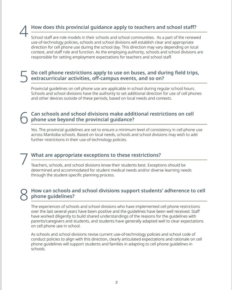 The province shared their FAQ with school divisions this afternoon 

Our membership will be spending time next week sharing our approaches and strengthening digital wellness strategies