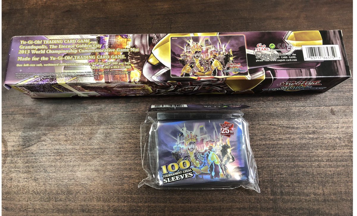 Now in stock! Yu-Gi-Oh World Championship Grandopolis Card Sleeves and  mats! #yugioh