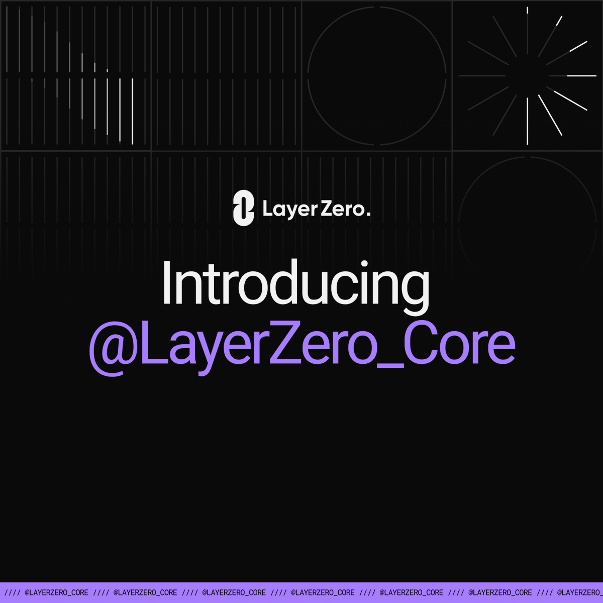LayerZero_Core's tweet image. The main handle for LayerZero is now @LayerZero_Core!

Follow this account for protocol updates, application adoption news, educational content, and more.