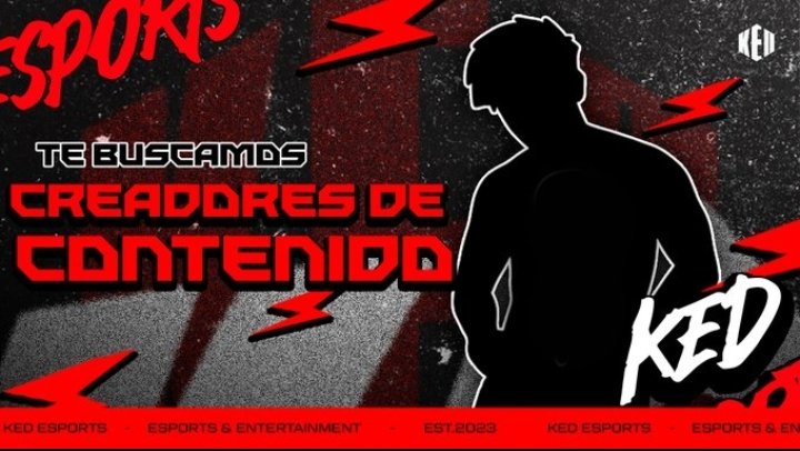 EsportsKed's tweet photo. {#VamosKed #GoKed #Fichajes}
3 Plazas 🖥️
Hablarnos por DM 🫣 https://t.co/ejF0jKObZD