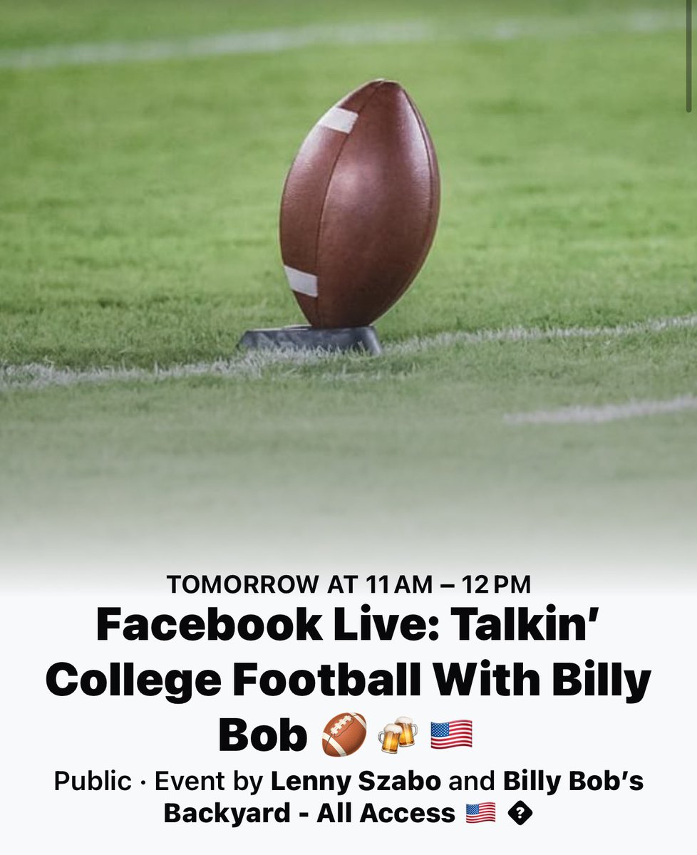 billy_backyard's tweet photo. Tune in ! https://t.co/Er1Q7HCEoV