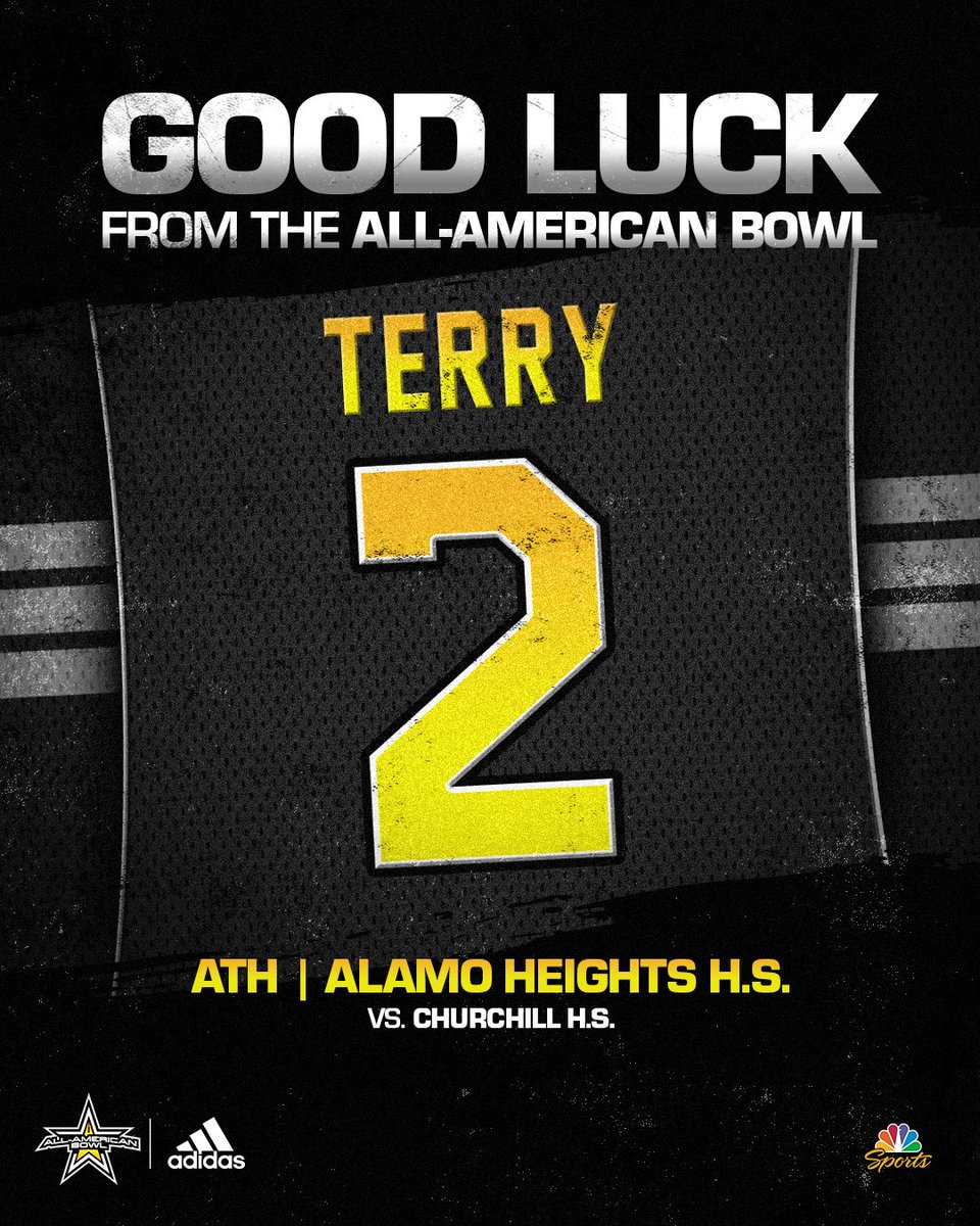 Coming 🔜 

#AllAmericanBowl 🇺🇸 <a href="/adidasFballUS/">adidas Football US</a>